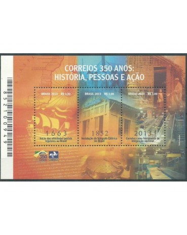 B176 CORREIOS 350 ANOS MINT 7847
